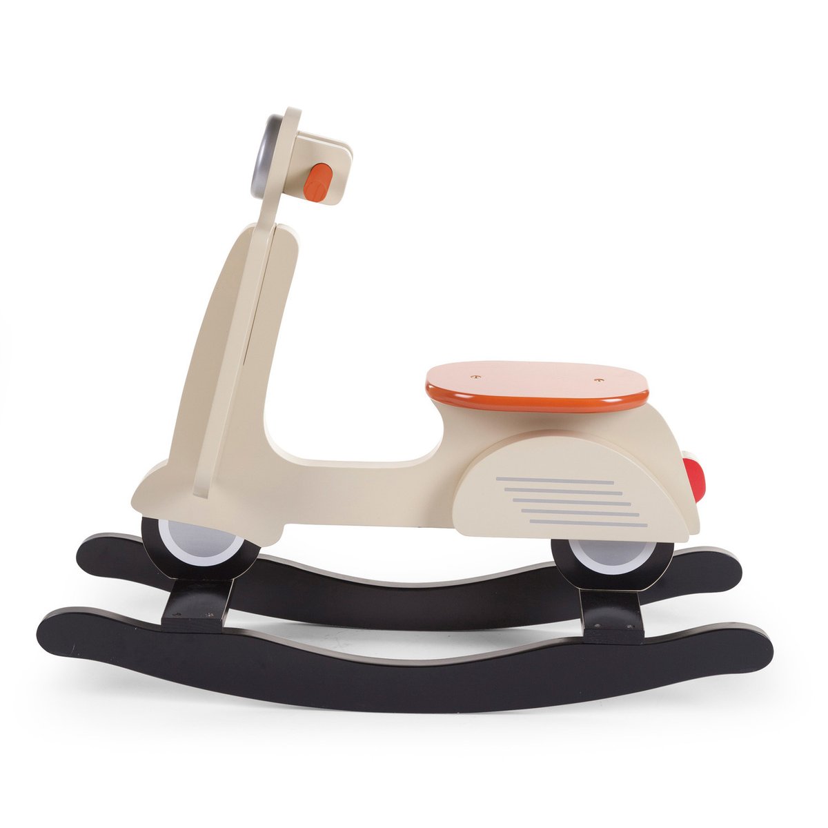 Trottinette cheval à bascule beige crème, CHILDHOME