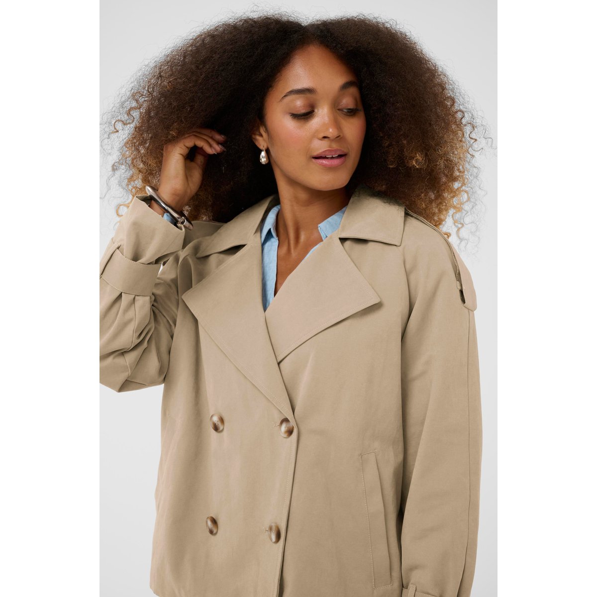 Manteau beige savannah tan, CREAM