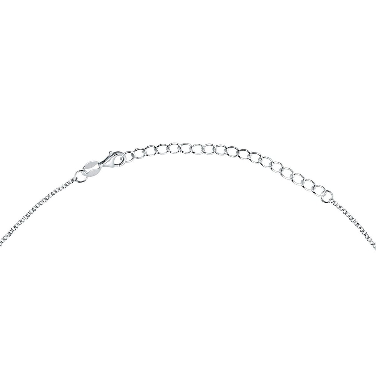Colliers en Argent/oxyde de zirconium De Zirconium et Oxyde de zirconium argent, CLEOR