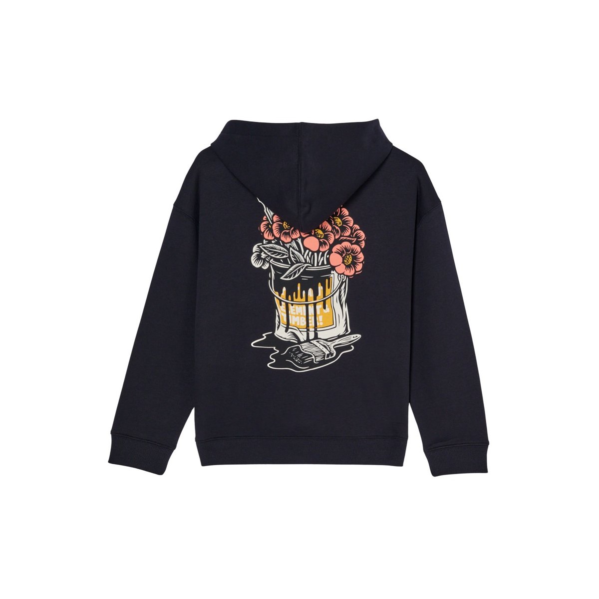 Sweat capuche TIMBER FLOWER POT noir flint black, ELEMENT