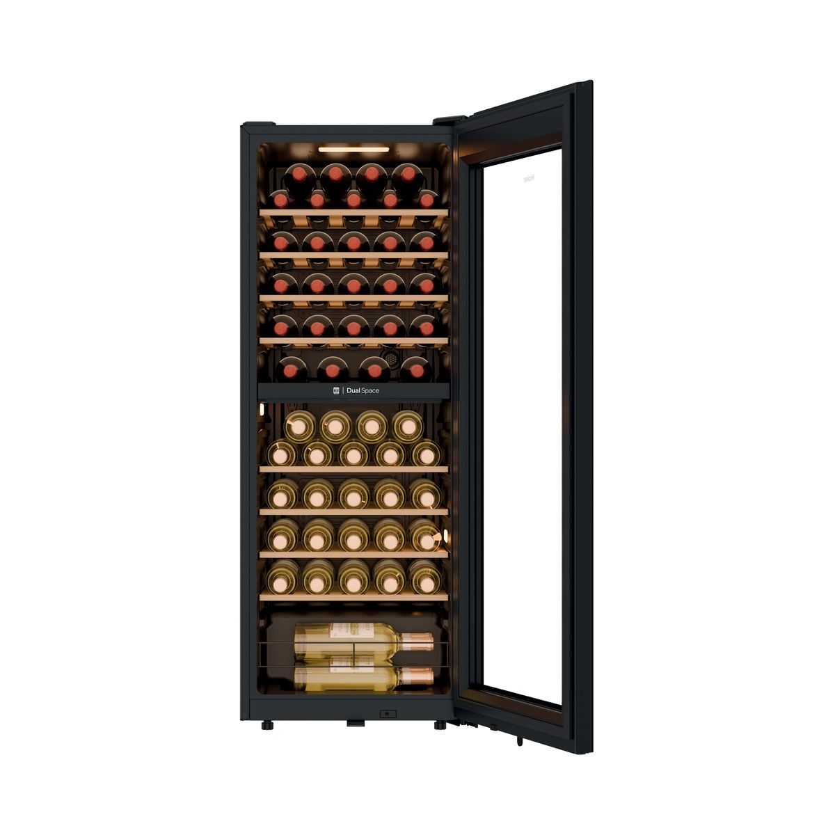 Cave à vin polyvalente HWS56GDG noir, HAIER