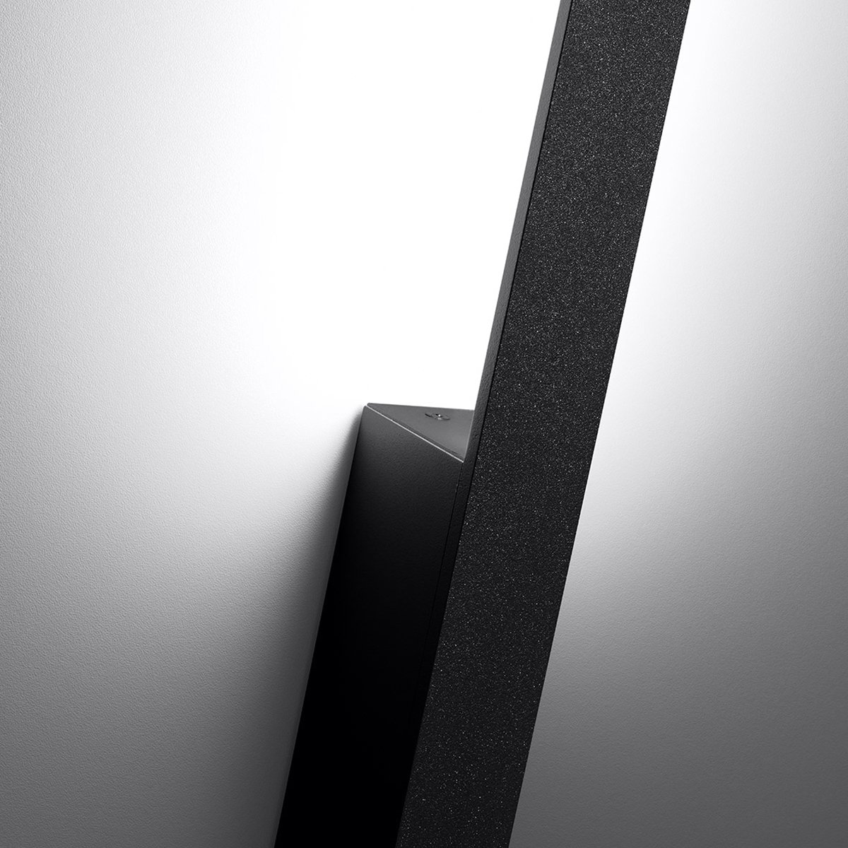 Applique murale Aluminium Noir LED 1 Sappo noir, EDEN