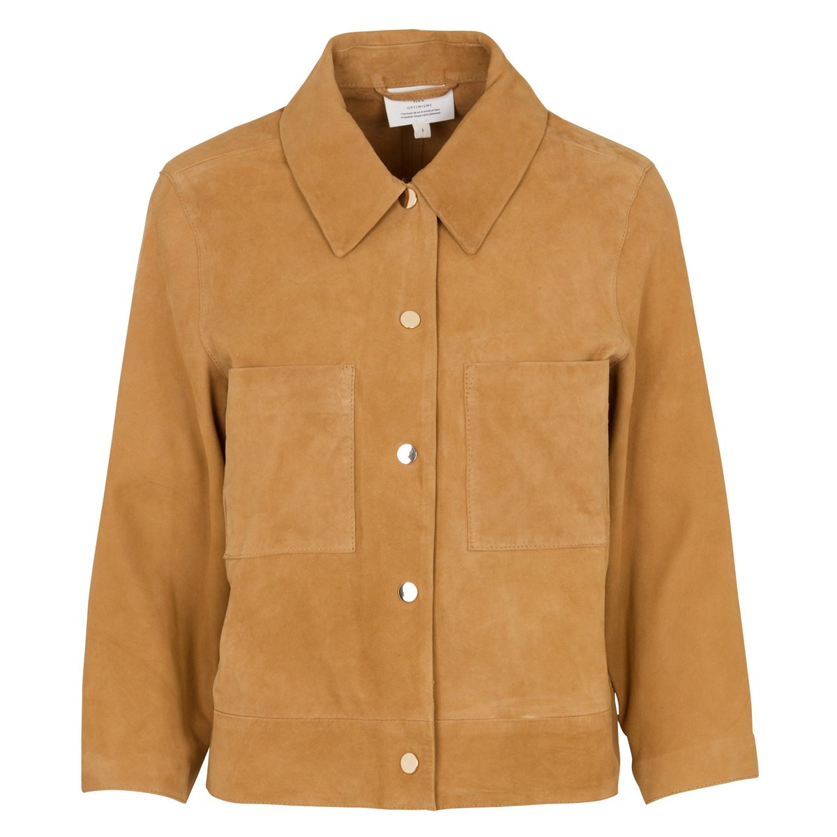 Chemise à manches 3/4 en cuir CLARA ocre, Maison 123