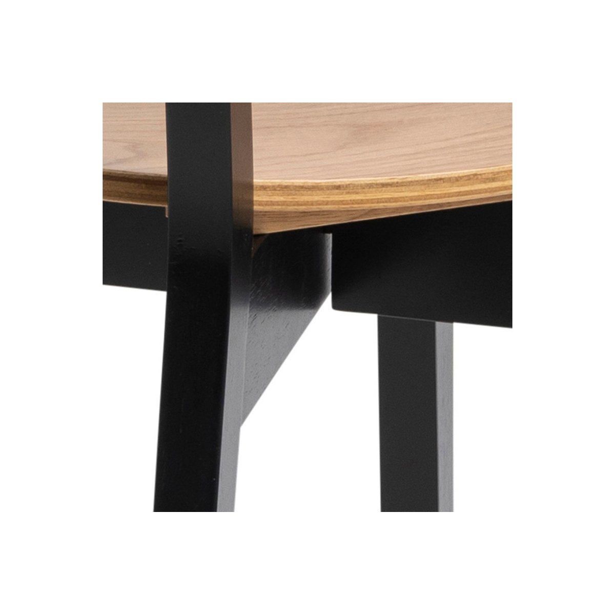Chaise scandinave en bois (lot de 2) - LETA marron clair, HELLIN, DEPUIS 1862