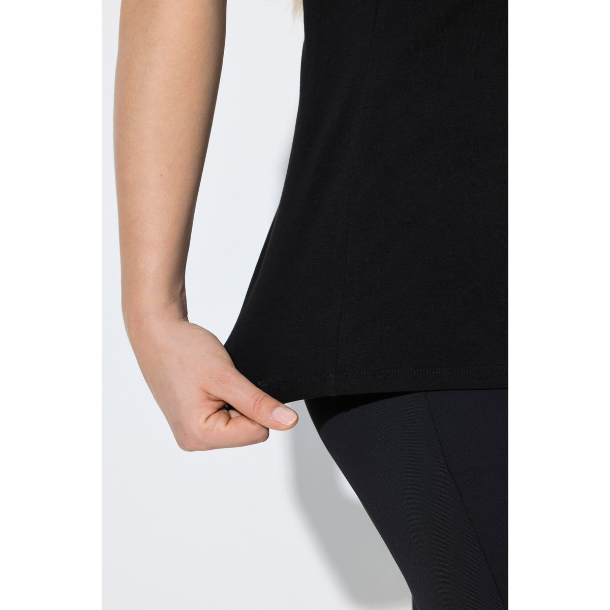 Débardeur/maillot de corps noir, ULLA POPKEN