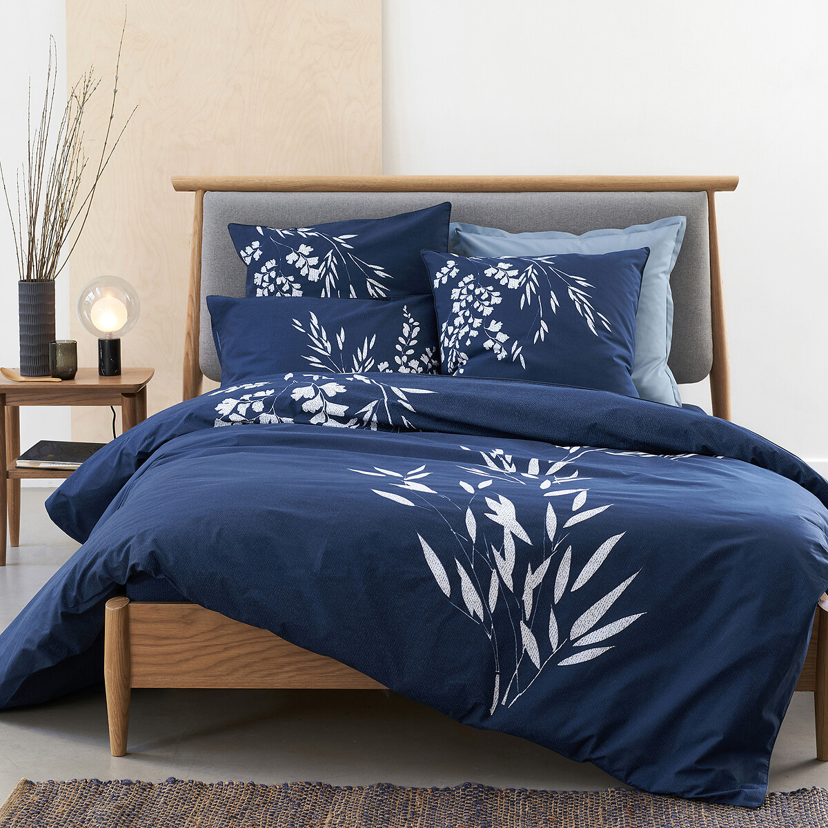 Housse de couette percale de coton Izumi imprimé, LA REDOUTE INTERIEURS
