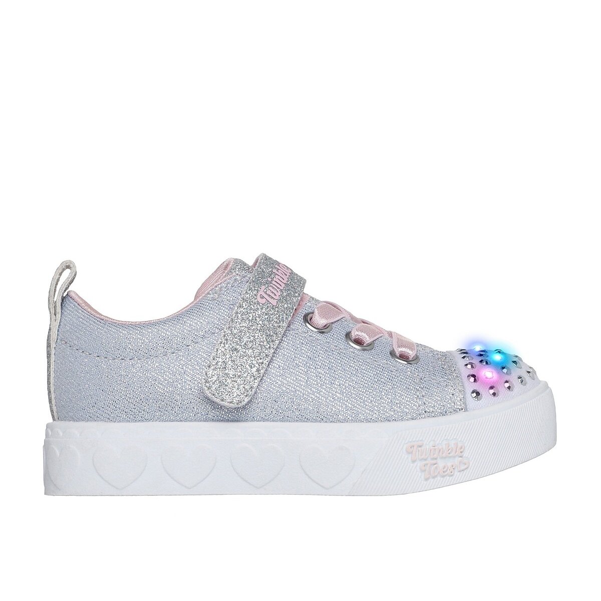 Baskets Heart Steps - Shimmer Sweetie gris, SKECHERS