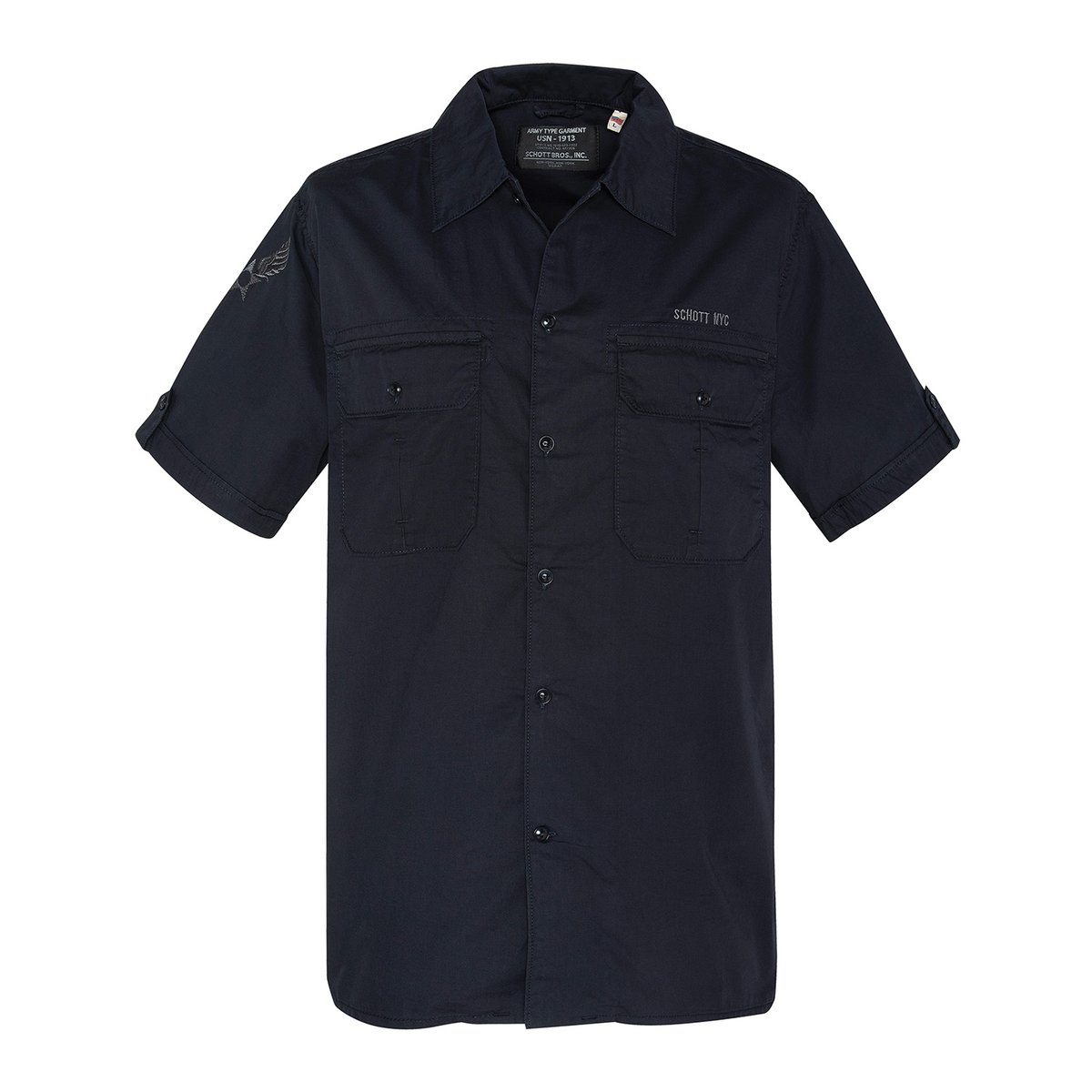 Chemisette army marine, SCHOTT