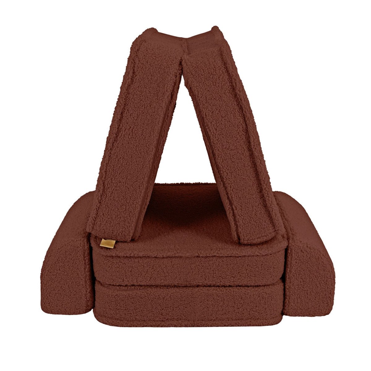 Canapé salon enfant premium 4 pcs BEARLY marron, MEOW BABY
