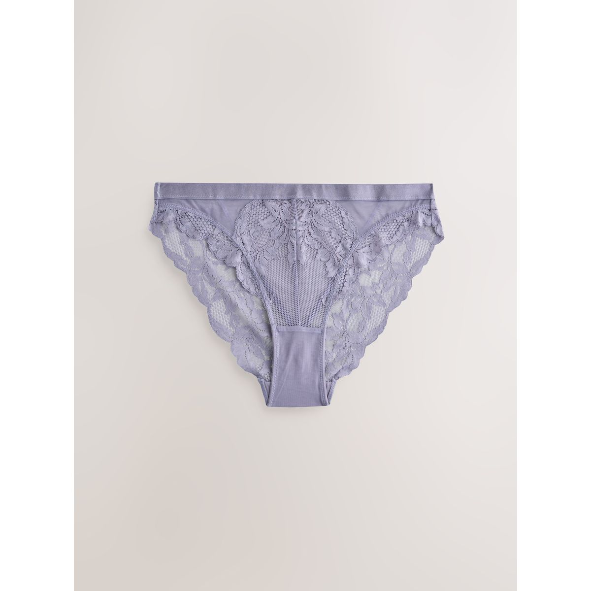 Culotte en dentelle, lot de 3 crème/lilas/vert, NEXT