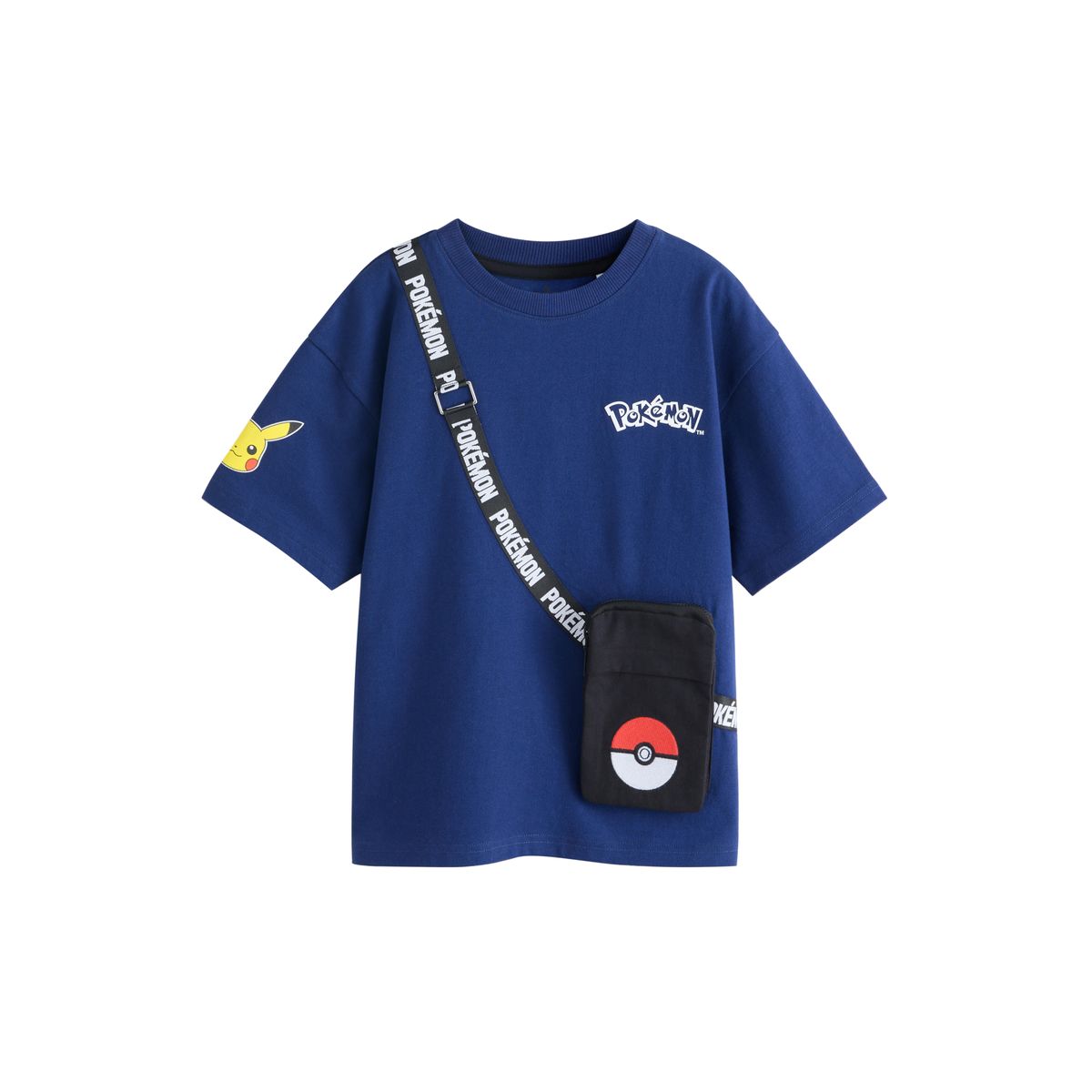 T-shirt à manches courtes pokémon bleu, NEXT