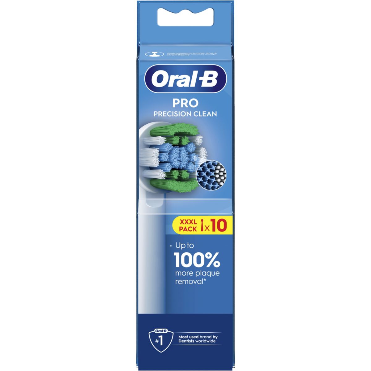Brossette dentaire Precision Clean X-filaments x10 couleur unique, ORAL B