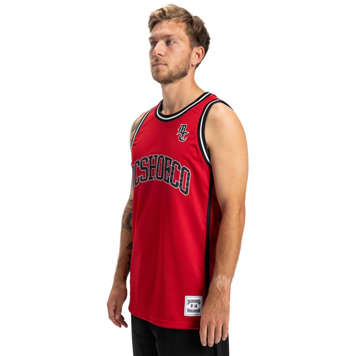 Maillot de basket HOOPS. rouge barbados cherry, DC SHOES
