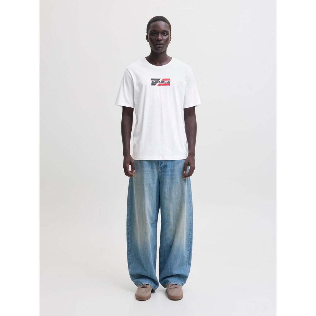 T-Shirt white, JACK & JONES