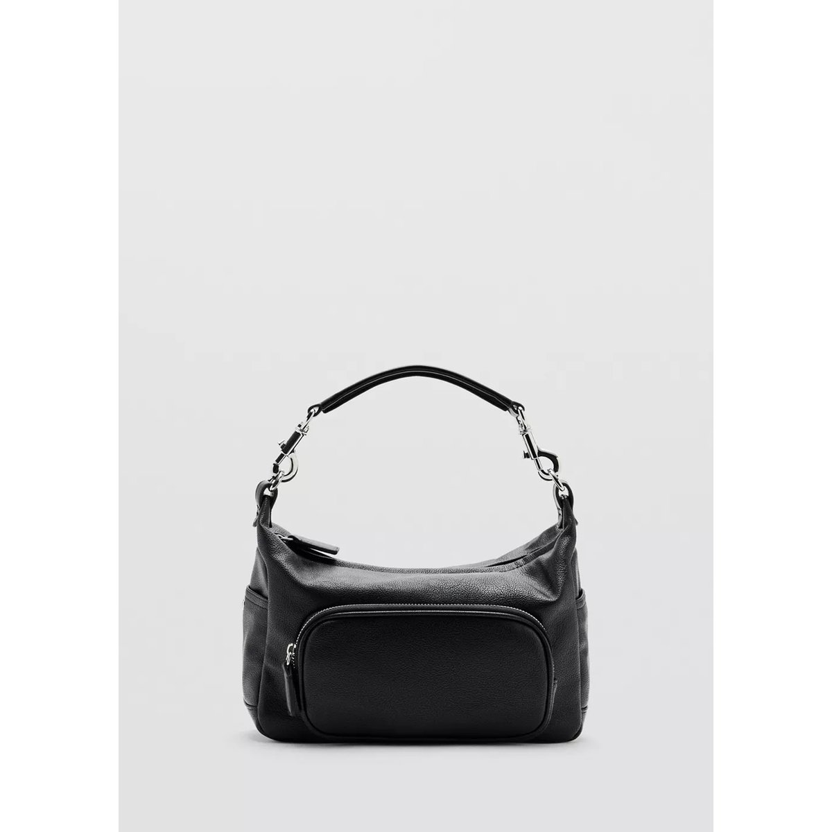 Sac porté épaule à poche noir, MANGO