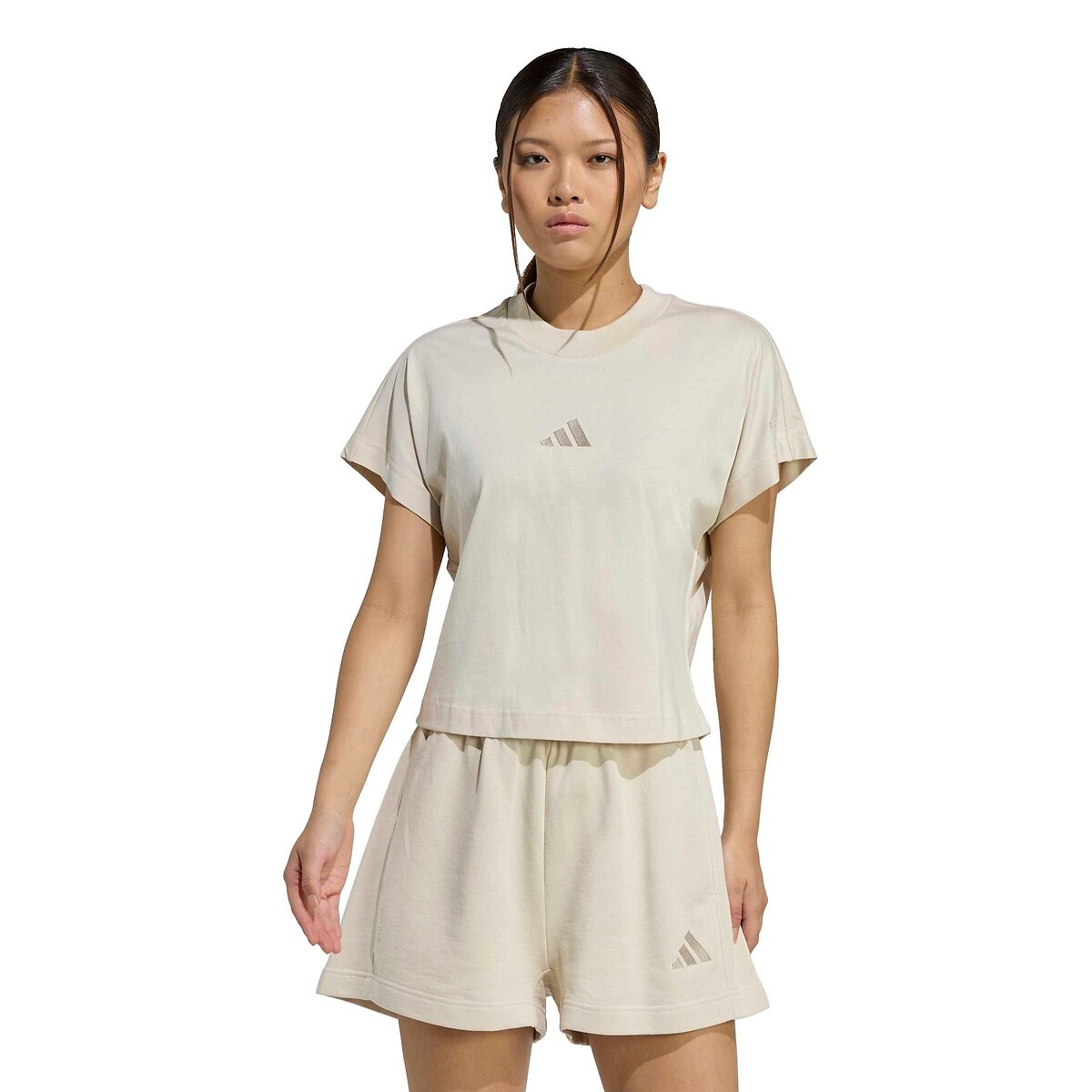 T-shirt manches courtes ALL SZN taupe, ADIDAS SPORTSWEAR