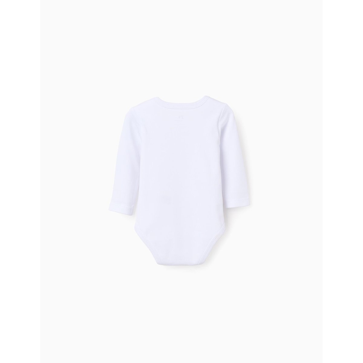 Lot de 4 bodies en coton avec imprimé blanc, ZIPPY