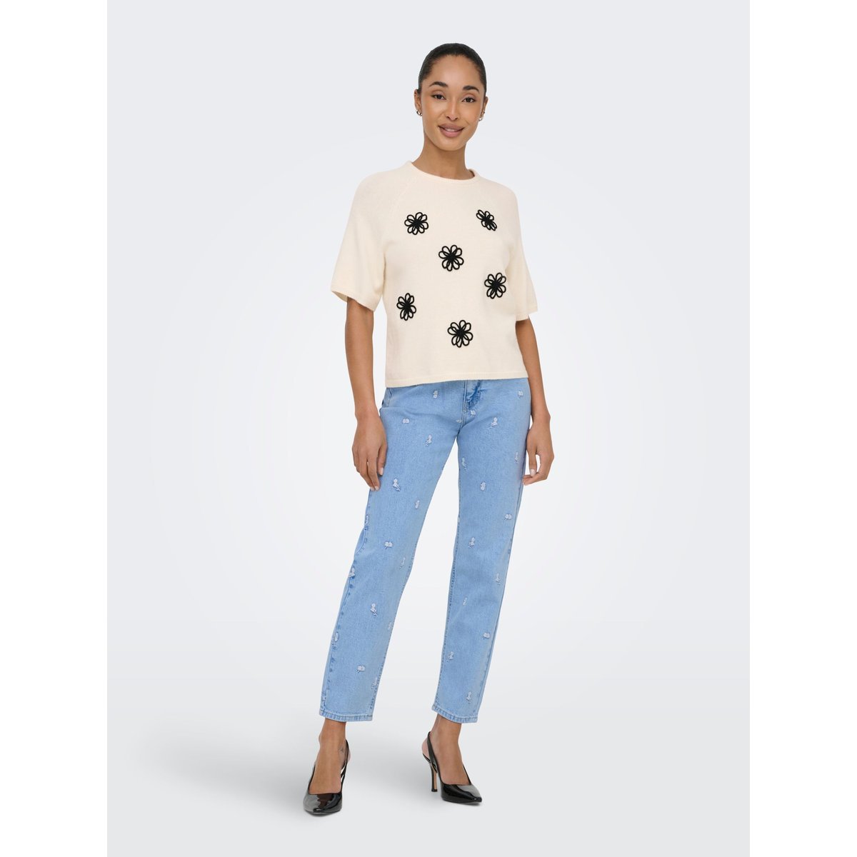 Jean Coupe Droite light blue denim, ONLY