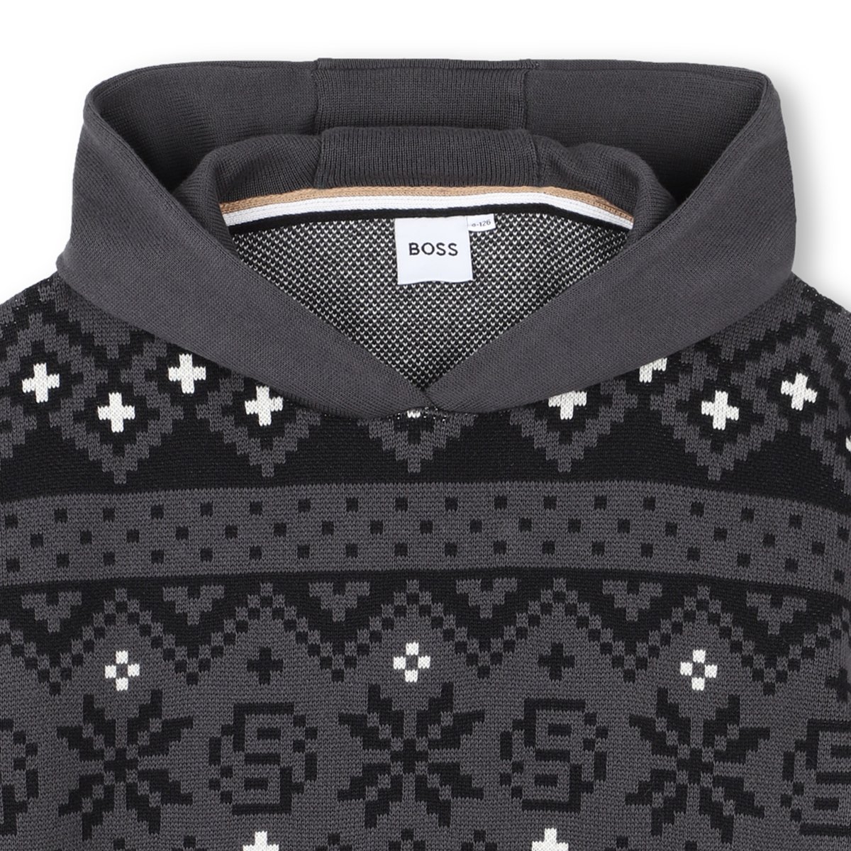 Sweat gris chine, BOSS KIDSWEAR