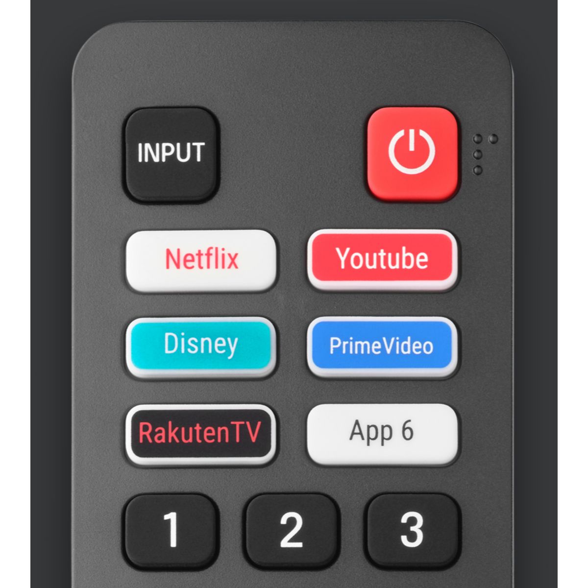 Télécommande de remplacement TV Hisense couleur unique, ONE FOR ALL