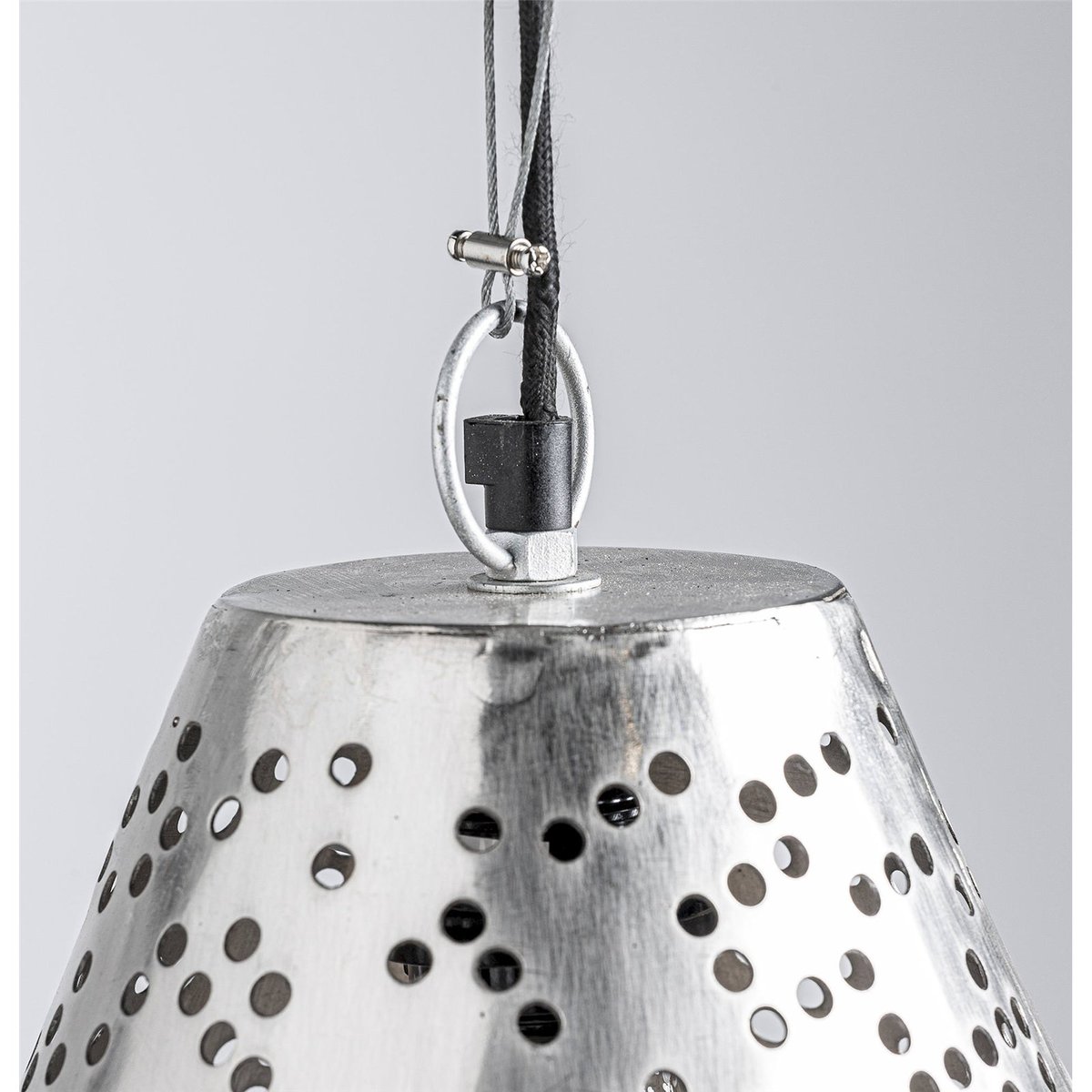 Suspension collection S.JACQUARD en acier argenté, RECOLLECTION