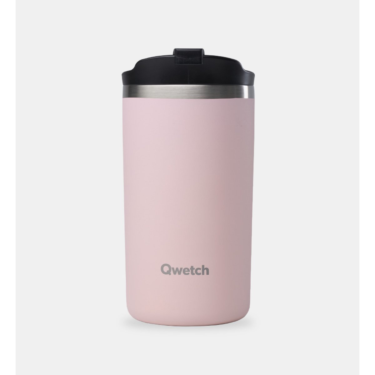 Mug de voyage rose pastel, QWETCH