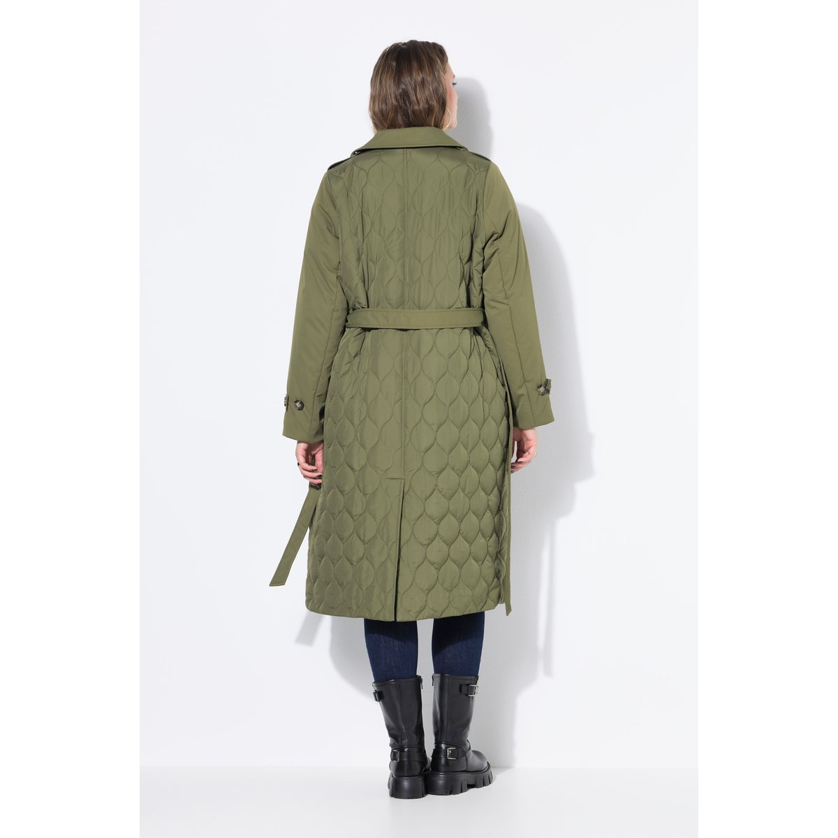 Trench-coat évasé palmiers verts, STUDIO UNTOLD