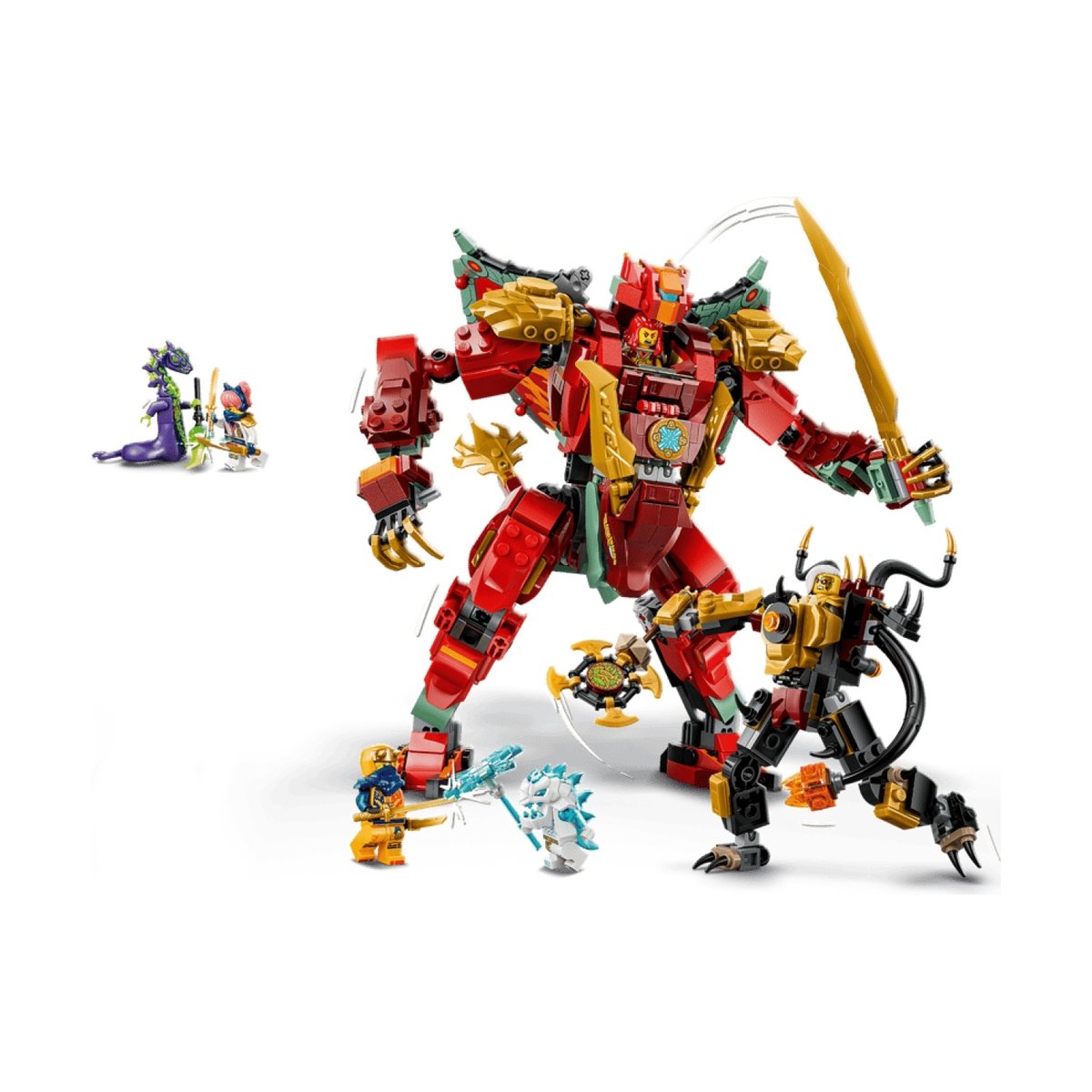 Ninjago Le robot dragon transformable de Braséra multicolore, LEGO
