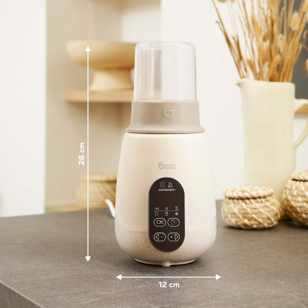 Chauffe-biberon et stérilisateur 5-en-1 beige, BABYMOOV