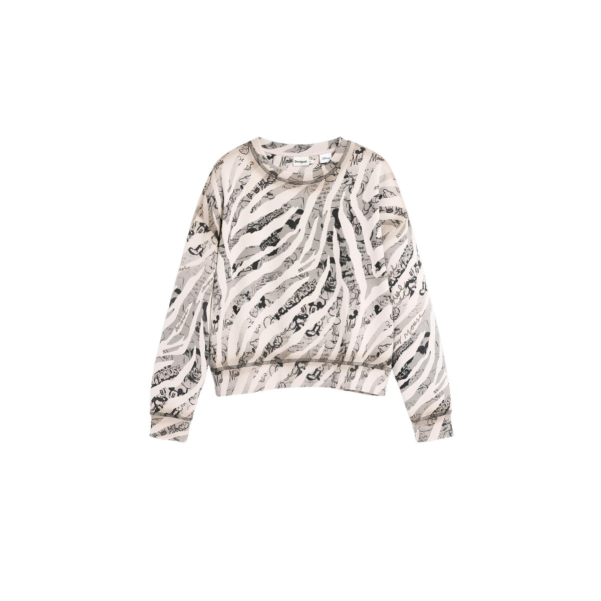 Sweat-shirt imprimé Mickey™ noir, DESIGUAL