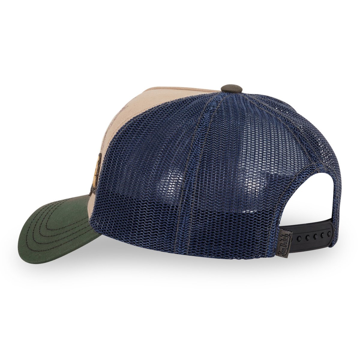 Casquette Trucker Patches kaki / beige / bleu marine, VON DUTCH