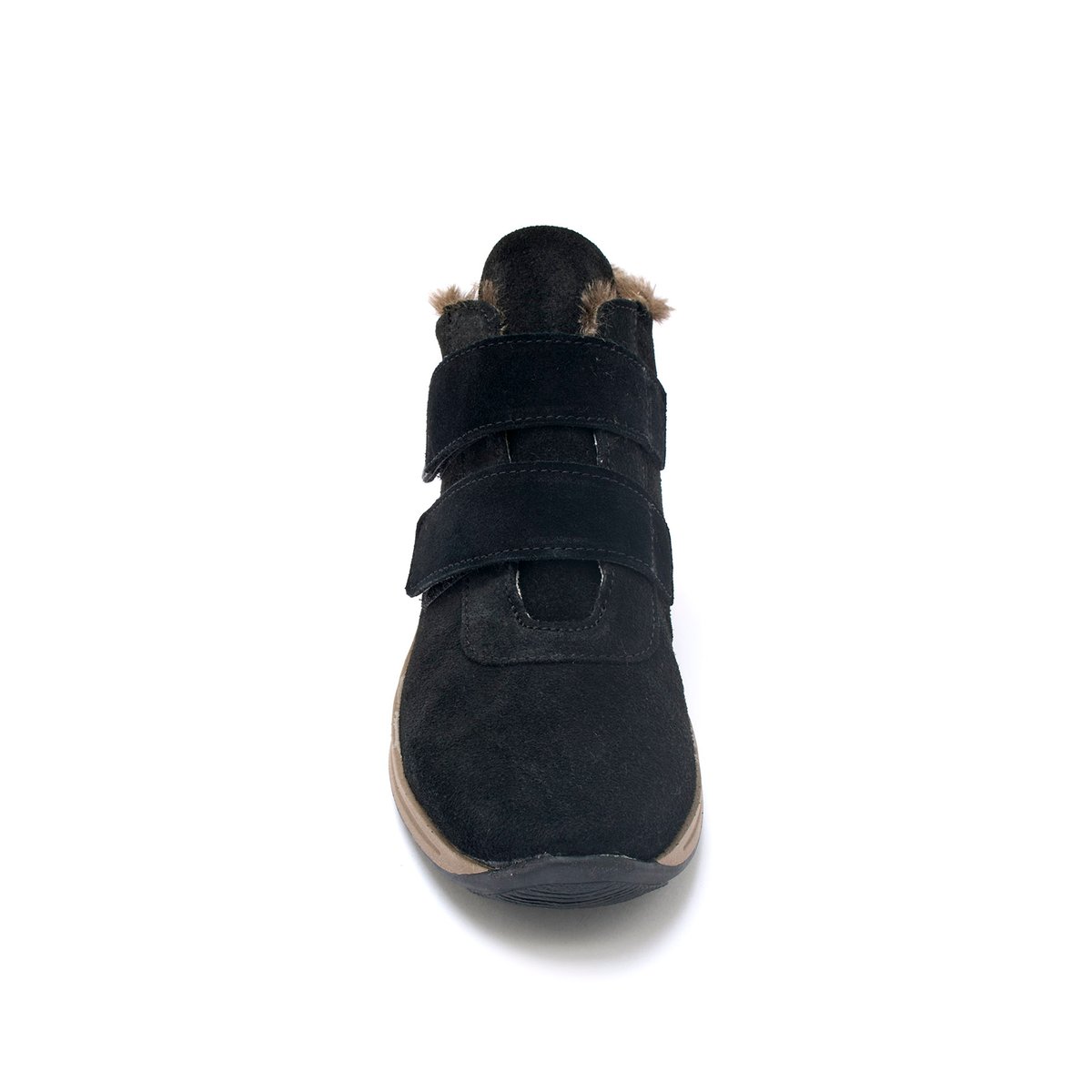 Botts scratchs cuir velours noir, PEDICONFORT