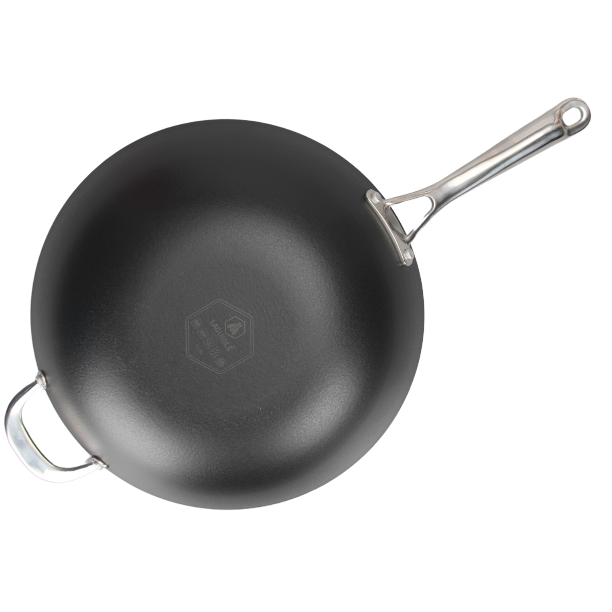 Wok noir 32cm - "AirIron" noir, LAGUIOLE CUISSON