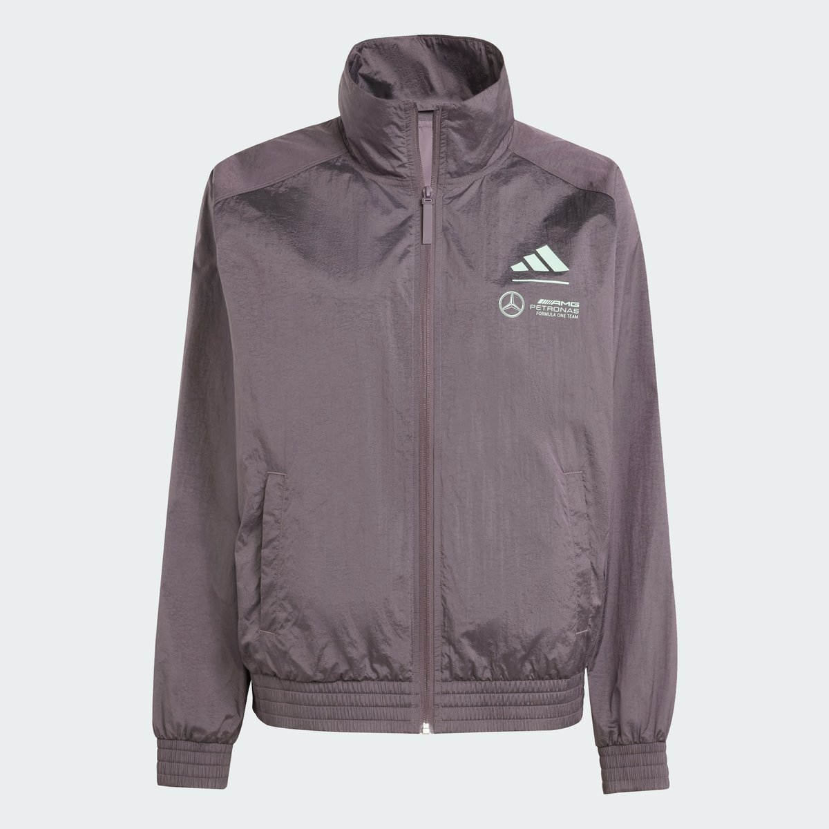 Veste De Survêtement Tissée Mercedes - Amg Petronas Formula One Team Premium grey strata / frozen green, adidas Performance