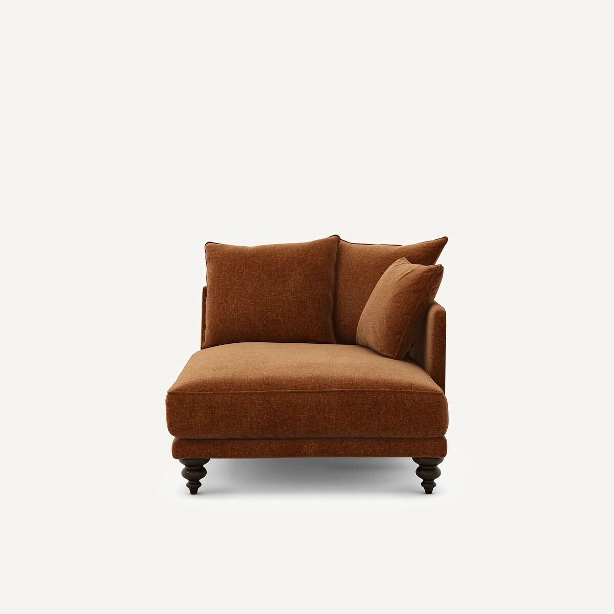 Chenille fluwelen longchair, Lazare eekhoorn , AM.PM