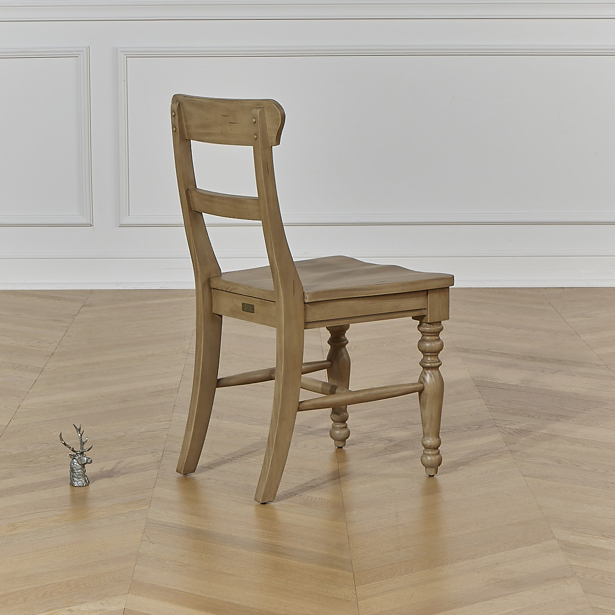 Lot de 2 chaises style contemporain en bois massif JOHNSON bois, ROBIN DES BOIS