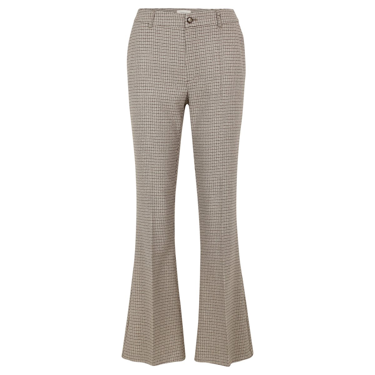 Pantalon en toile à plis repassés beige/rosé, CARTOON