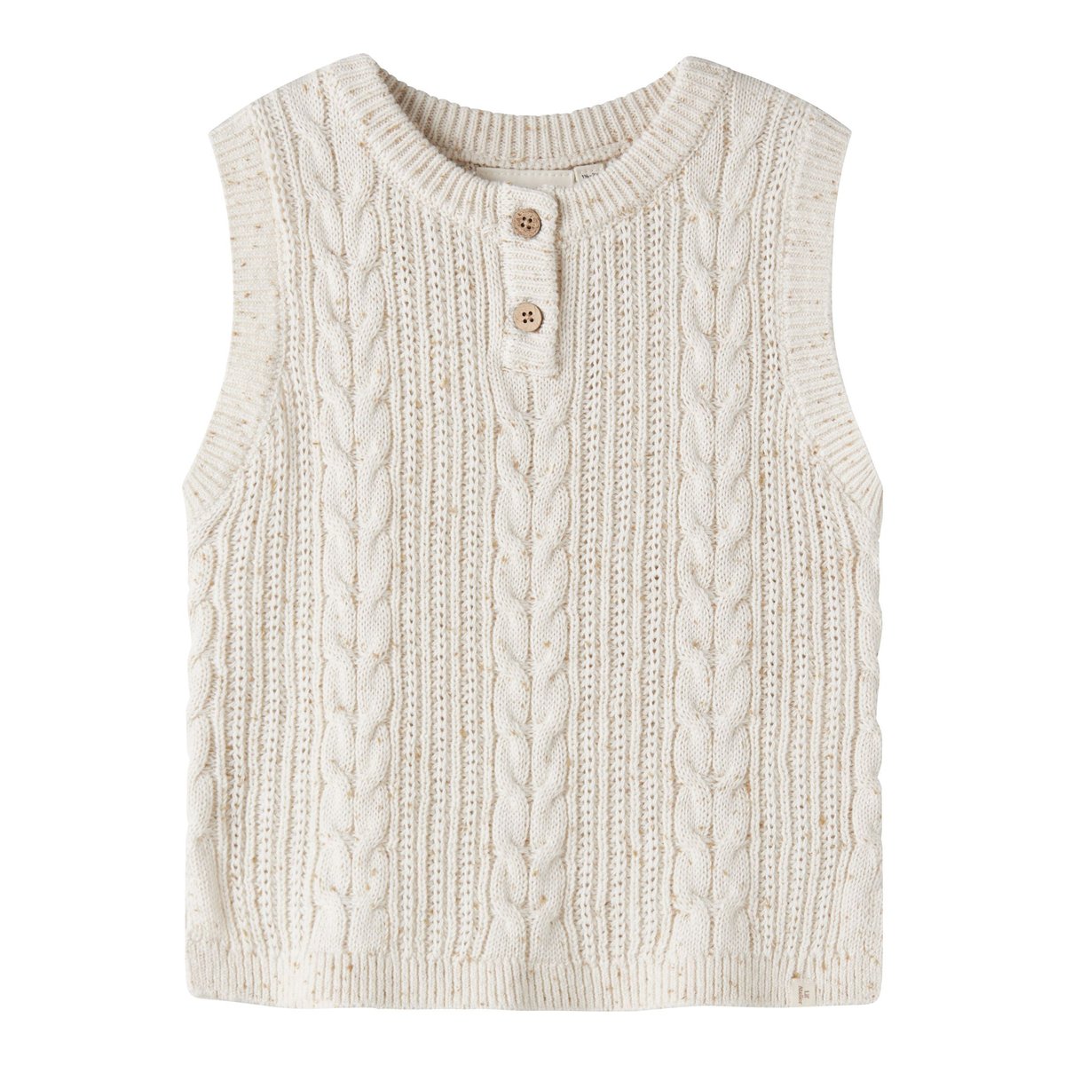 Gilet Tricoté blanc - turtledove1, NAME IT