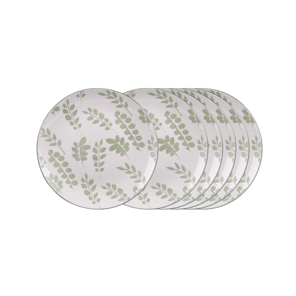 Assiette à dessert 19 cm Episia (lot de 6) - EPISIA vert, TABLE PASSION