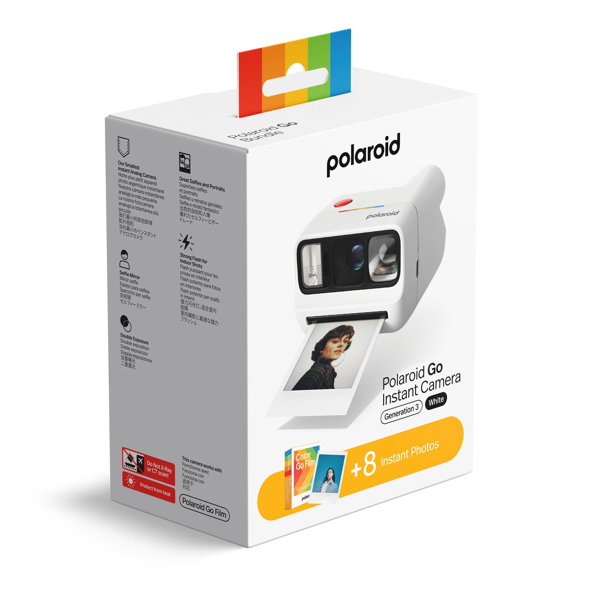 Pack appareil photo instantané et films BOX GO GEN 3 blanc, POLAROID
