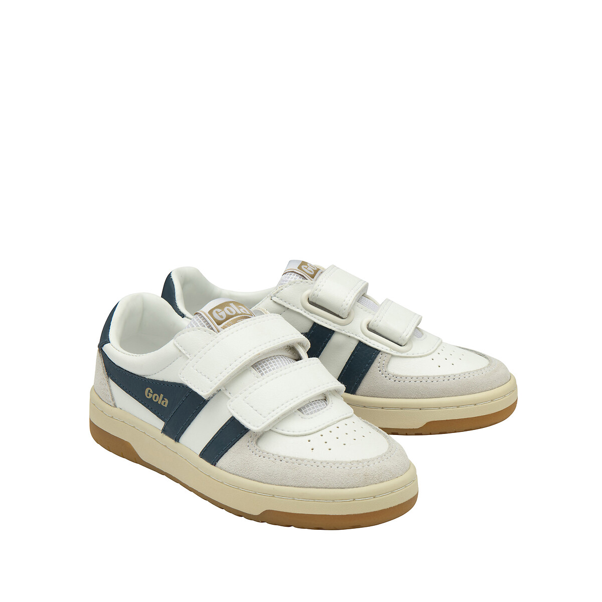 Sneakers Hawk Strap wit/marine, GOLA