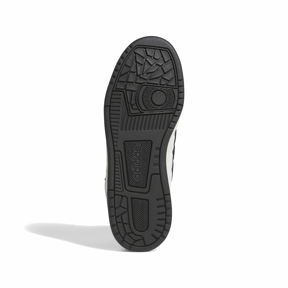 Sapatilhas em pele, Rapid Court Mid cinza / preto / branco, ADIDAS SPORTSWEAR