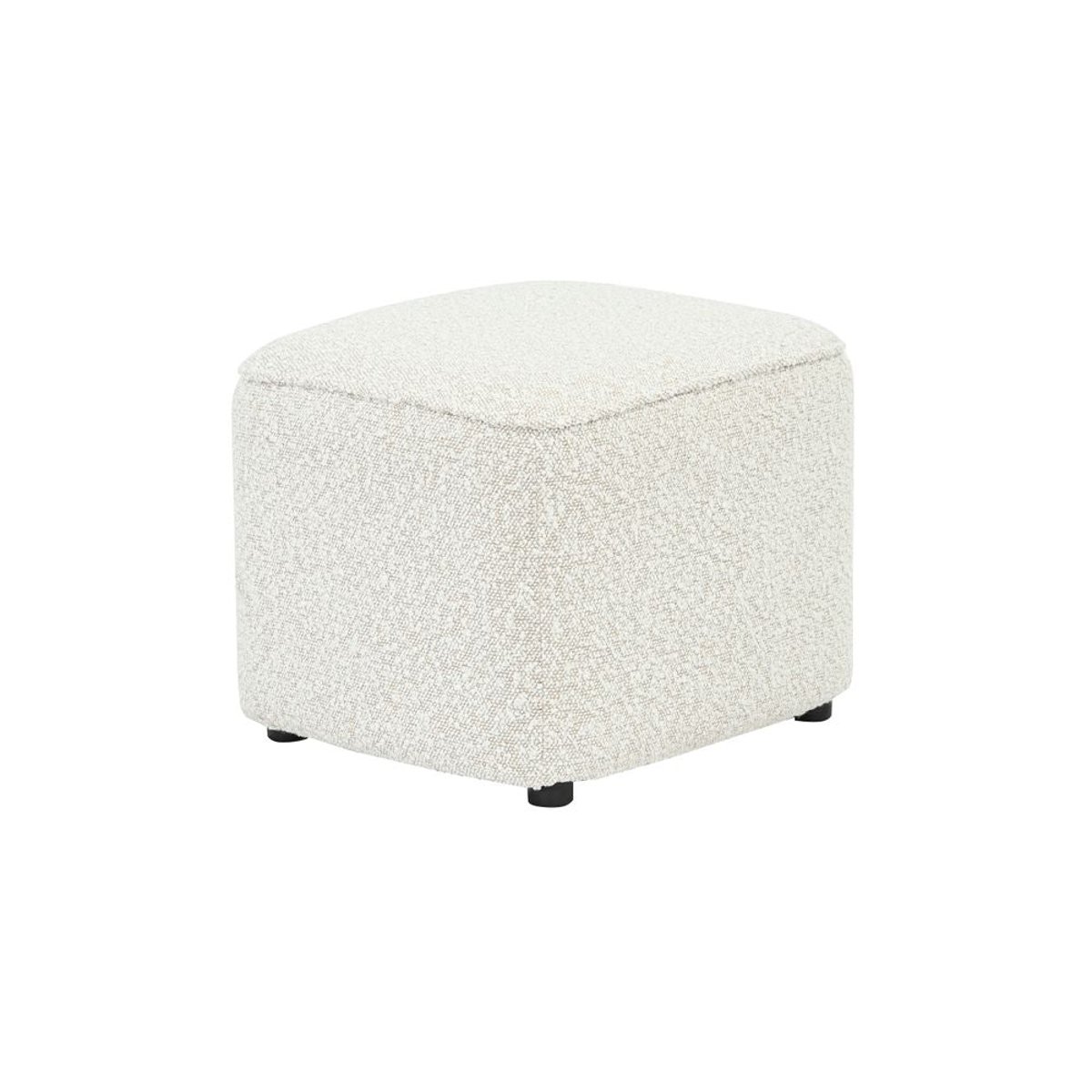Pouf en bouclette écru Jona ecru, ZAGO
