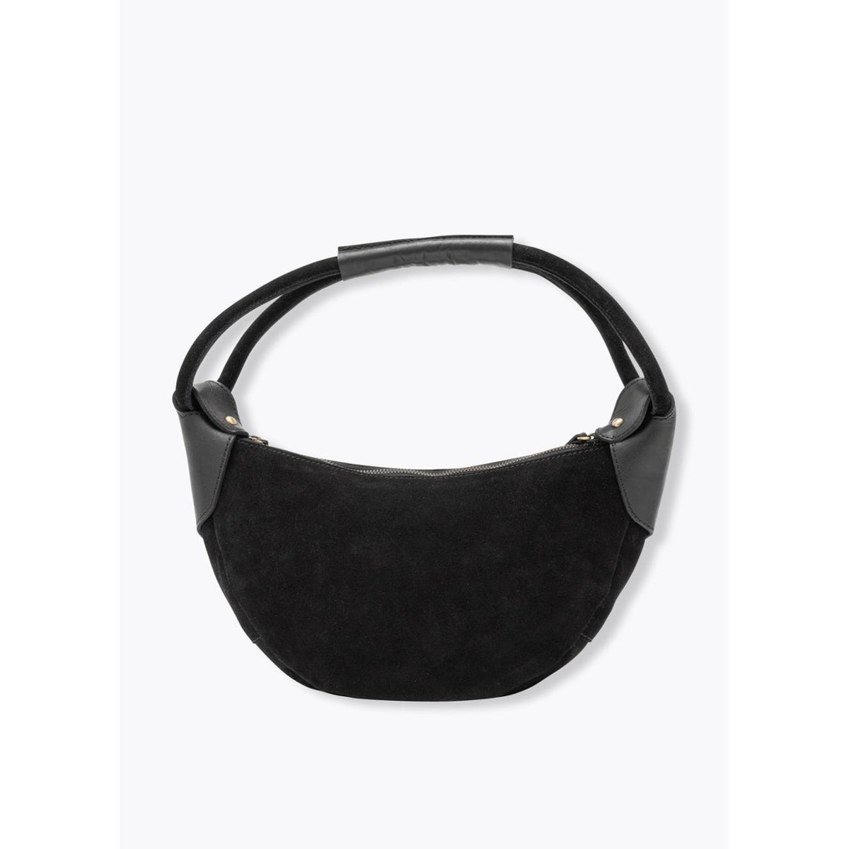 Sac baguette en cuir noir, PROMOD