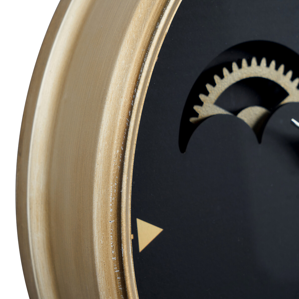 50cm Metal Cogs Wall Clock black/gold, ÉDITÉ