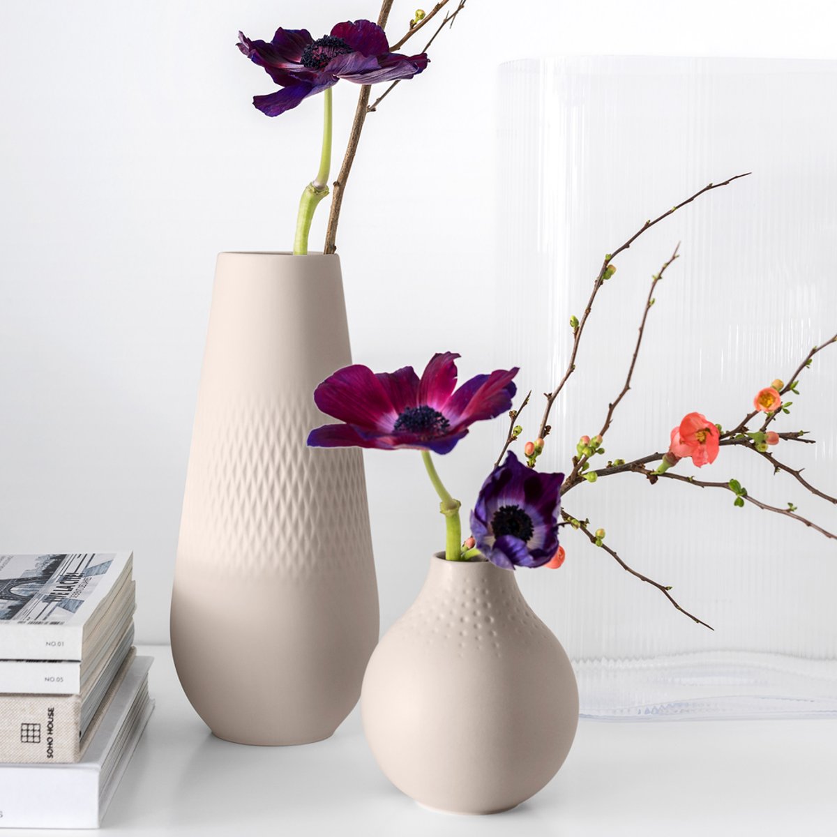 Vase Carré Haut MANUFACTURE beige, VILLEROY & BOCH