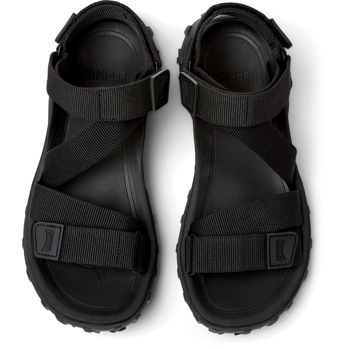 Sandales Cuir daim DRIFT TRAIL noir, CAMPER