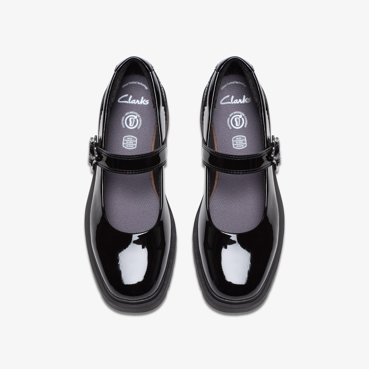 Ballerines Brevet ERIS JANE Y noir, CLARKS
