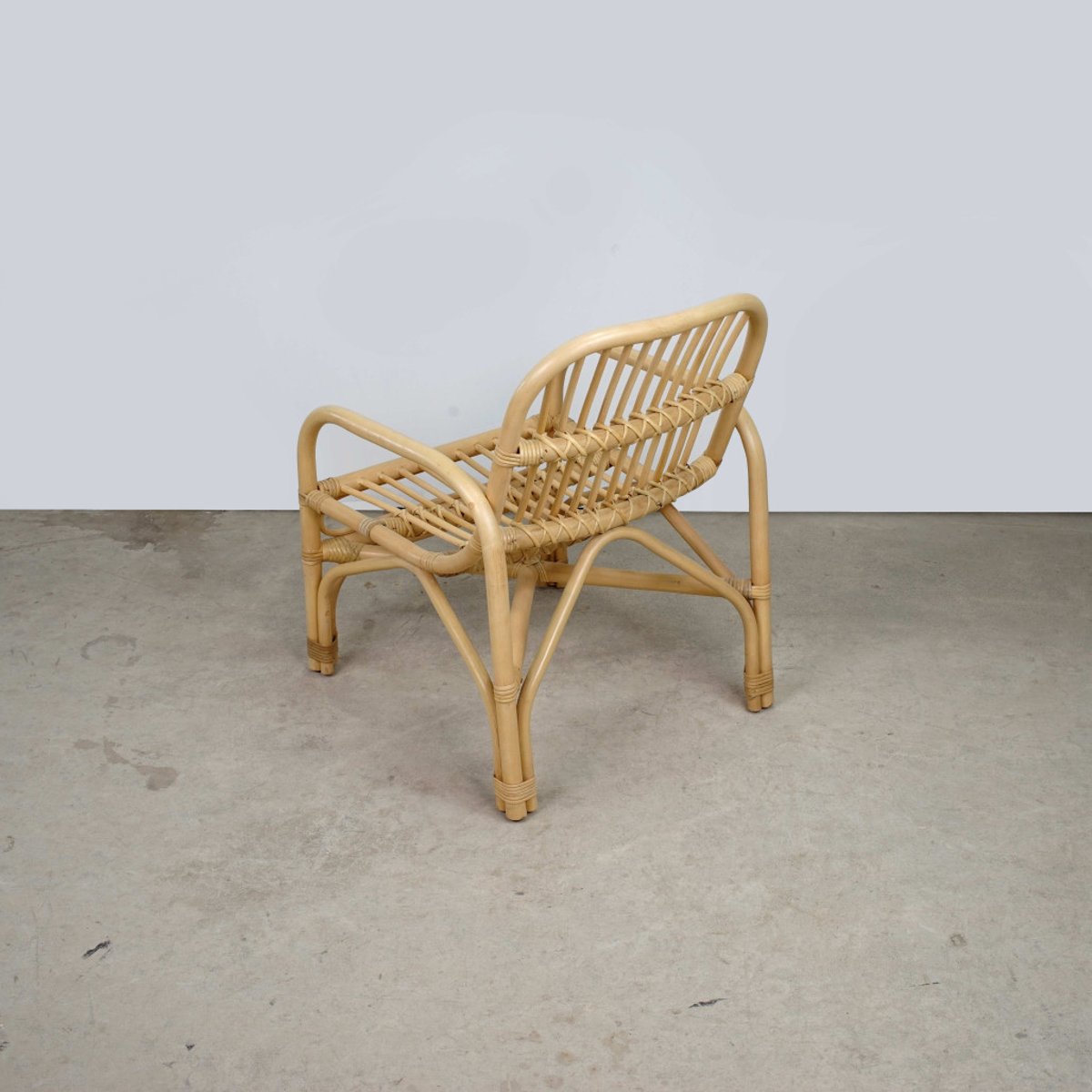 Fauteuil en rotin de jardin Luisa naturel, WANDA COLLECTION