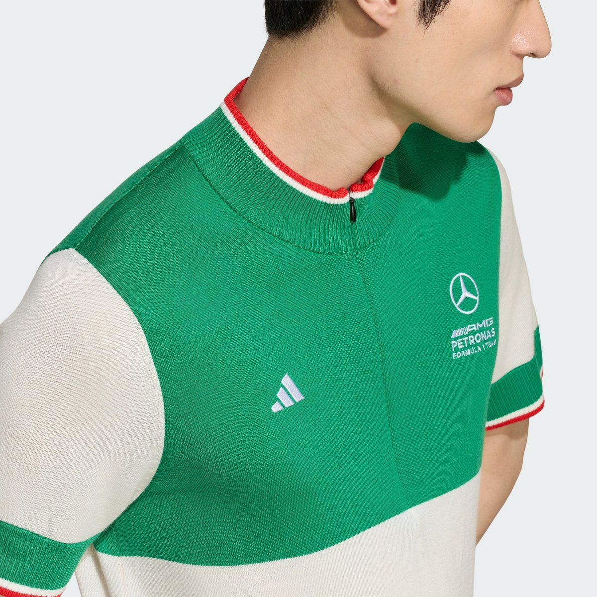 Haut Mérinos Mercedes - Amg Petronas Formula 1 Team Giro Di Mercedes Haut Mérinos Mercedes - Amg Petronas Formula 1 Team Giro Di Mercedes green / white / red, adidas Performance